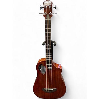 Michael Kelly Used Michael Kelly MKSBSKGOFR KOA TRAVEL BASS Natural Acoustic Bass Guitar