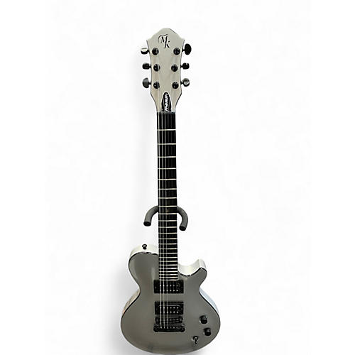 Used Michael Kelly Magnum Silver Solid Body Electric Guitar Silver