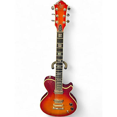 Used Michael Kelly PATRIOT CUSTOM 2 Tone Sunburst Solid Body Electric Guitar