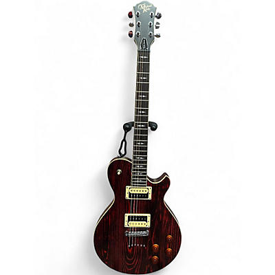 Used Michael Kelly PATRIOT DECREE Crimson Red Trans Solid Body Electric Guitar