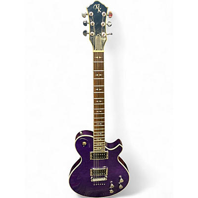 Used Michael Kelly PATRIOT DECREE Purple Solid Body Electric Guitar