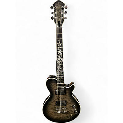 Used Michael Kelly PATRIOT GLORY Black Solid Body Electric Guitar