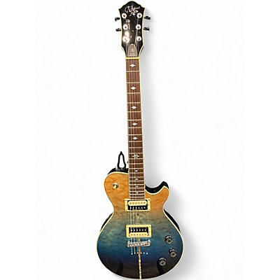 Used Michael Kelly PATRIOT INSTINCT BOLD BLUE FADE Solid Body Electric Guitar