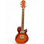 Used Michael Kelly PATRIOT QUILTED SCORCHED Orange Solid Body Electric Guitar Orange