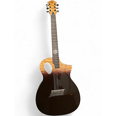 Used Michael Kelly PORT X Brown Acoustic Electric Guitar