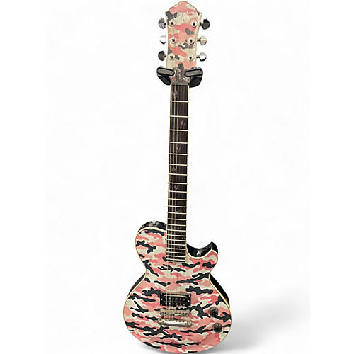 Used Michael Kelly Patriot Blake Shelton Signature Pink Camouflage Solid Body Electric Guitar Pink Camouflage