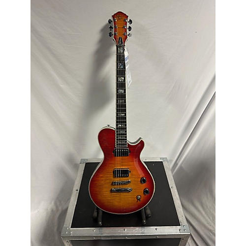 Michael Kelly Used Michael Kelly Patriot Custom Amber Burst Solid Body Electric Guitar Amber Burst