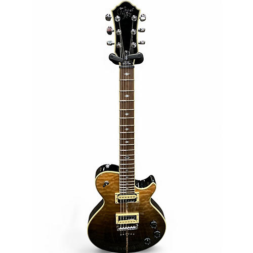 Used Michael Kelly Patriot Custom Collection Partial Eclipse Solid Body Electric Guitar Partial Eclipse