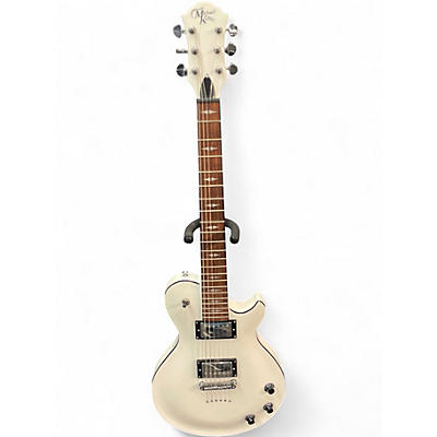 Used Michael Kelly Patriot Decree White Solid Body Electric Guitar