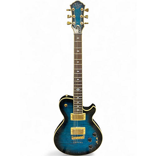 Used Michael Kelly Patriot Limited SB Mod Shop Custom Blue Burst Solid Body Electric Guitar Blue Burst
