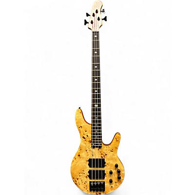 Used Michael Kelly Pinnacle Burl Electric Bass Guitar