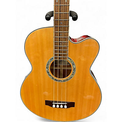 Used Michael Kelly ST-AB4 Natural Acoustic Bass Guitar