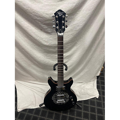 Michael Kelly Used Michael Kelly Tribal Sun Black Solid Body Electric Guitar Black