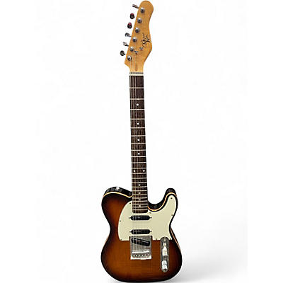 Used Michael Kelly Triple 50 2 Tone Sunburst Solid Body Electric Guitar