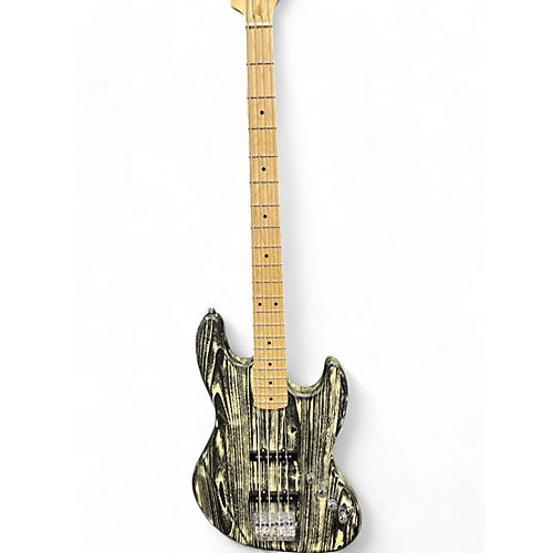 Michael Kelly Used Michael Kelly exotic striped  Black and Yellow Electric Bass Guitar Black and Yellow