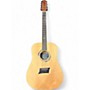 Used Michael Kelly mkt10e Natural Acoustic Electric Guitar Natural