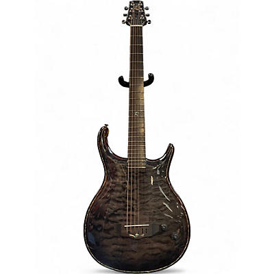 Used Michael Rowan Cimarron Small Body Trans Black Acoustic Electric Guitar