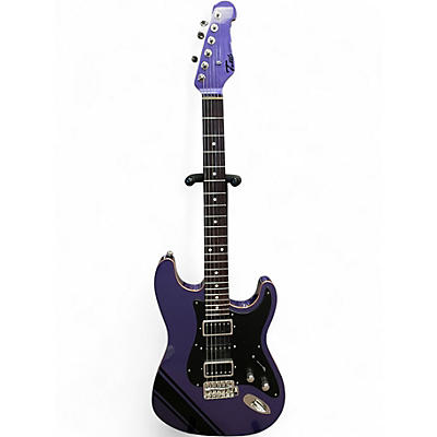 Used Michael Tuttle Tuned S Purple Solid Body Electric Guitar