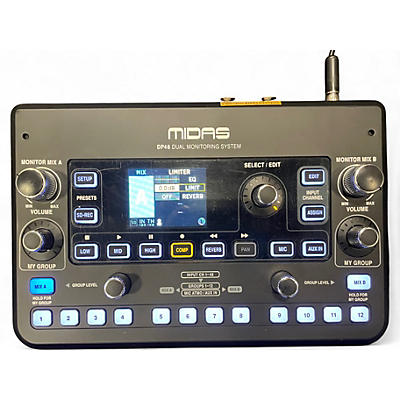 Used Midas DP48 Dual 48-Channel Personal Monitor with SD Recorder Powered Mixer