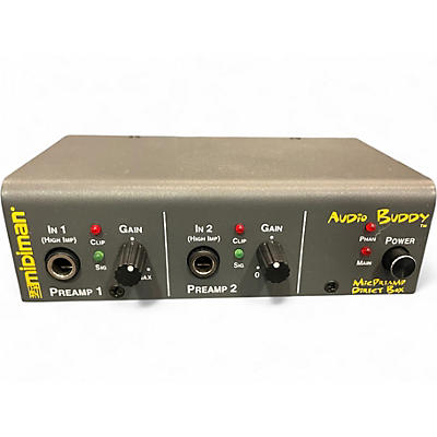 Used Midiman Audio Buddy 2-Channel Mic Preamp Microphone Preamp