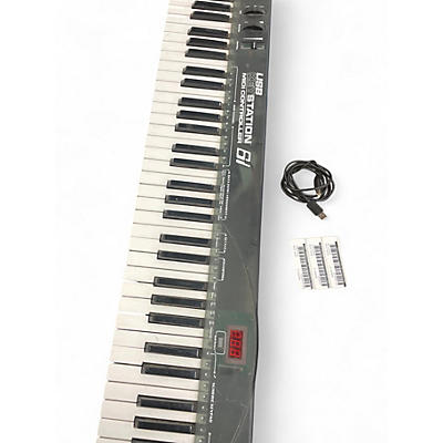 Used Midiman Keystation 61 Key MIDI Pedalboard