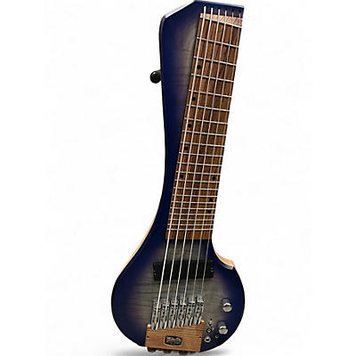 Used Mihado FINGYBASS 6  BLUE  Electric Bass Guitar