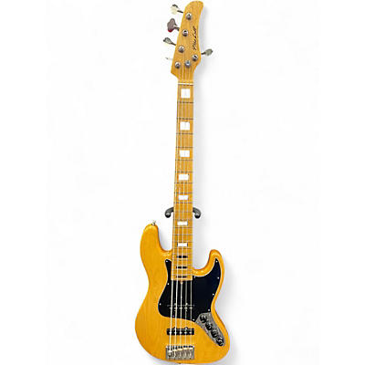 Used Mike Lull MV5 Natural Electric Bass Guitar