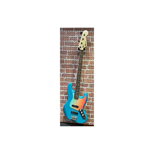 Used Miller Custom J Style Bass Electric Bass Guitar Turquoise