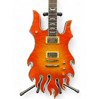 Used Minarik Inferno Red Solid Body Electric Guitar