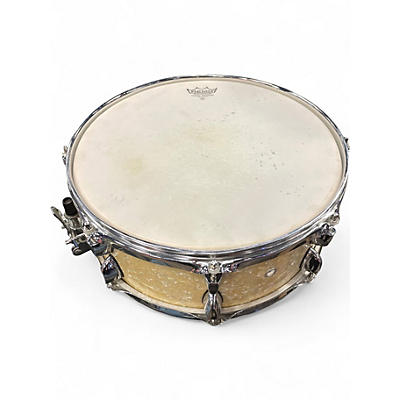 Used Miscellaneous 14in Snare drum white marine pearl Drum