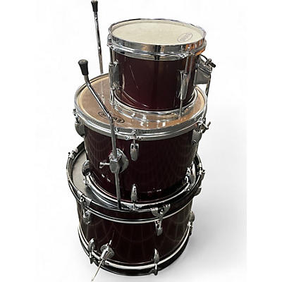 Used Miscellaneous 3 Piece Drumkit Red Drum Kit