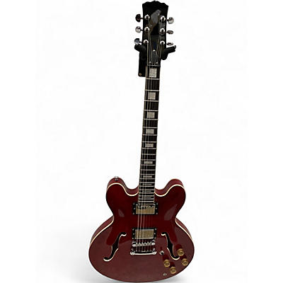 Used Miscellaneous 335 Style Cherry Hollow Body Electric Guitar