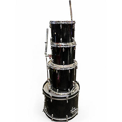 Used Miscellaneous 4 Piece 4 PIECE Black Drum Kit