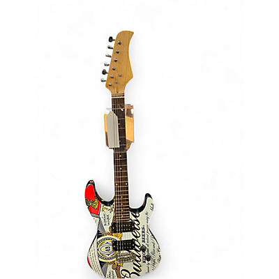 Used Miscellaneous Budweiser Guitar Black and White Solid Body Electric Guitar