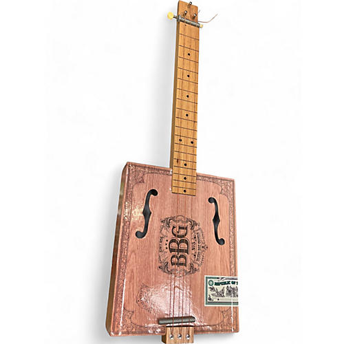 Miscellaneous Used Miscellaneous Cigar Box Natural Acoustic Electric Guitar Natural