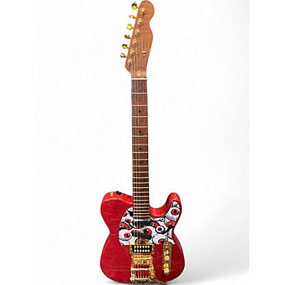 Used Miscellaneous Custom Telecaster Red Solid Body Electric Guitar