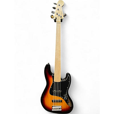Used Miscellaneous Fretless Partsbass 3 Color Sunburst Electric Bass Guitar