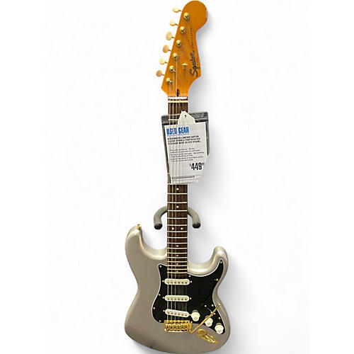 Used Miscellaneous Guitar Silver Sparkle Partscaster w/Squire neck Silver Sparkle Solid Body Electric Guitar Silver Sparkle