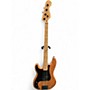 Used Miscellaneous Left-Handed Double Cut Natural Electric Bass Guitar Natural
