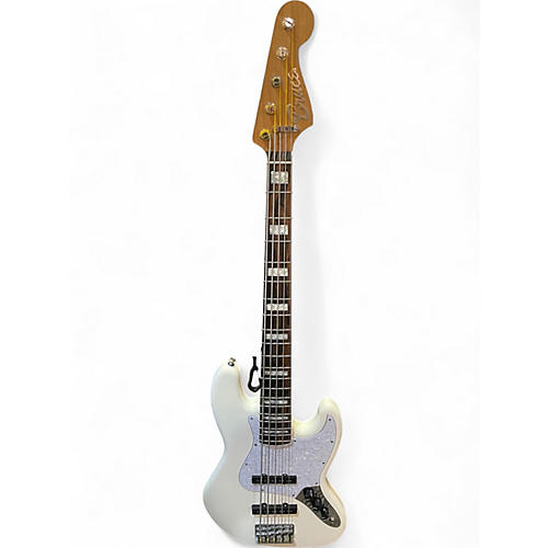 Used Miscellaneous PARTS JAZZ BASS White Electric Bass Guitar White