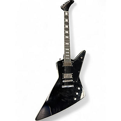 Used Miscellaneous PARTSCASTER Black Solid Body Electric Guitar