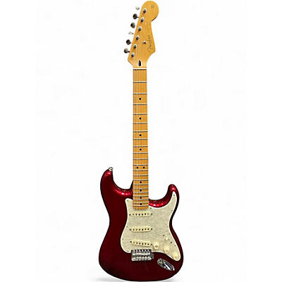 Used Miscellaneous PARTSCASTER Candy Apple Red Metallic Solid Body Electric Guitar