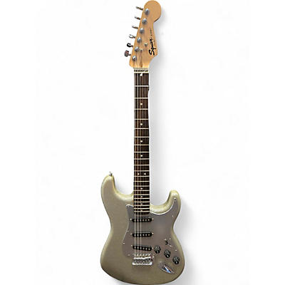 Used Miscellaneous PARTSCASTER Silver Sparkle Solid Body Electric Guitar