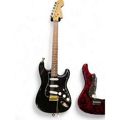 Used Miscellaneous Partscaster Black Solid Body Electric Guitar