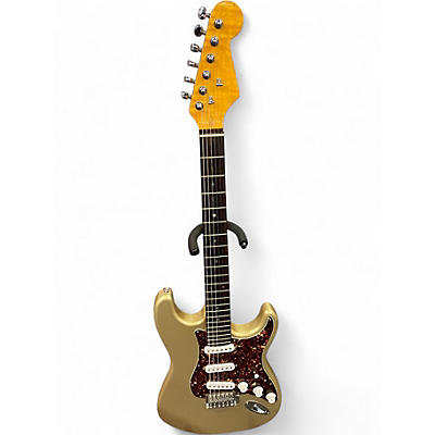 Used Miscellaneous Partscaster Gold Solid Body Electric Guitar