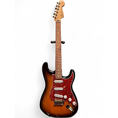 Used Miscellaneous Partscaster Strat Style 3 Tone Sunburst Solid Body Electric Guitar