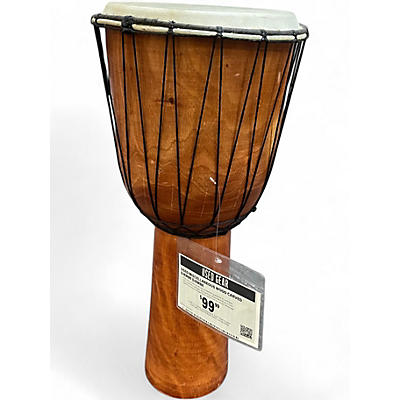 Used Miscellaneous WOOD CARVED DJEMBE Djembe