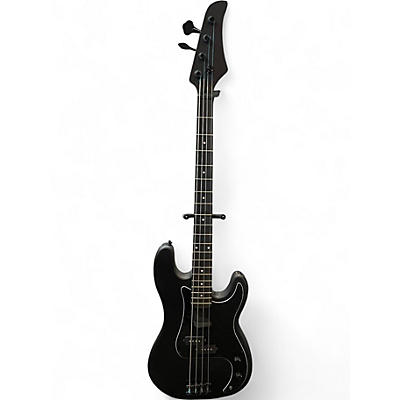 Used Miscellaneous double cut Black Electric Bass Guitar