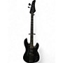 Used Miscellaneous double cut Black Electric Bass Guitar Black