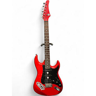 Used Mischellanious S-TYPE Red Solid Body Electric Guitar
